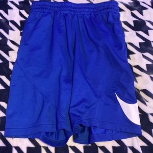Who wants these nice in good shape blue Nike shorts? They are good condition!